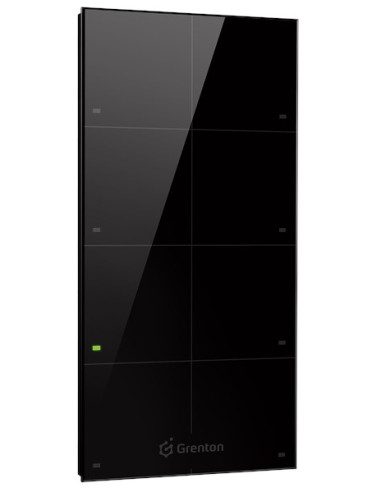 Panel Dotykowy Grenton / 8 Pól Dotykowych / Tf-Bus / Czarny Szklany Front