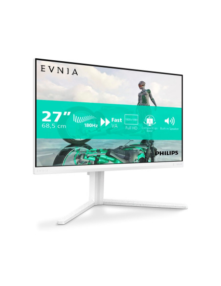 Philips Evnia 27M2N3201A/00 Monitor Komputerowy 68,6 Cm (27") 1920 X 1080 Px Full Hd Lcd Biały