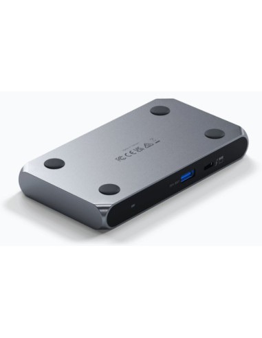 Satechi Thunderbolt 4 Slim Hub Pro - Hub Usb-C (Port Dc 20V, Usb 3.2 Gen 2 Data Port, 3X Port Thunderbolt 4) (Space Gray)