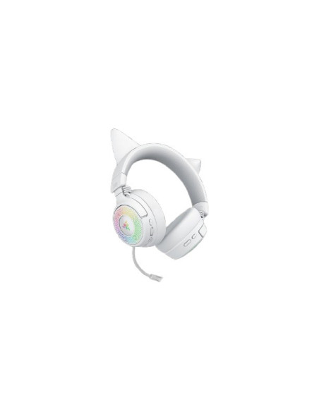 Zestaw Słuchawkowy Razer Kraken Kitty V3 Pro Bluetooth Nauszne Mikrofon Bezprzewodowy Biały
