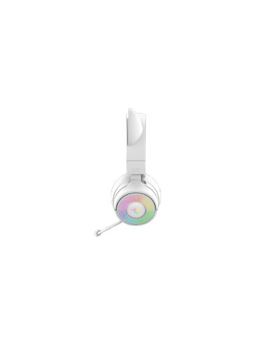 Zestaw Słuchawkowy Razer Kraken Kitty V3 Pro Bluetooth Nauszne Mikrofon Bezprzewodowy Biały