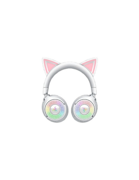 Zestaw Słuchawkowy Razer Kraken Kitty V3 Pro Bluetooth Nauszne Mikrofon Bezprzewodowy Biały