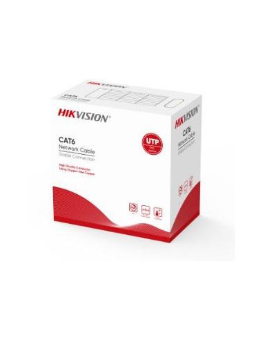 Bulkkabel Hikvision - 305 M - Utp - Cat 6 - Robust - Verschiedene