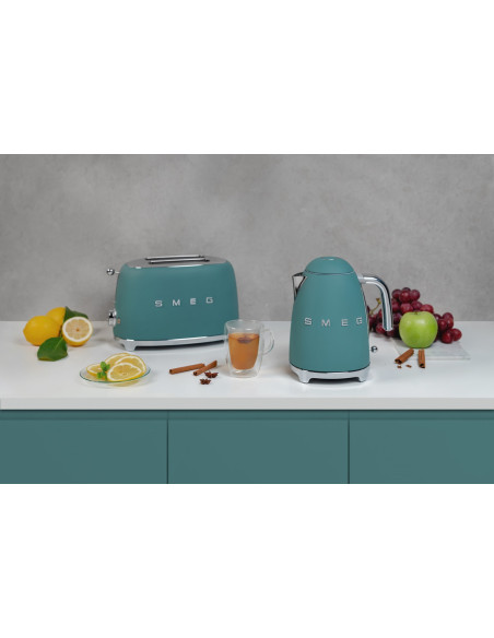 Smeg Tsf01Egmeu Toster 2 Kromki Szmaragd N Matowy
