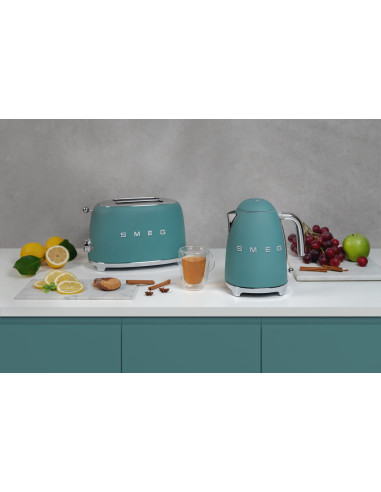 Smeg Tsf01Egmeu Toster 2 Kromki Szmaragd N Matowy