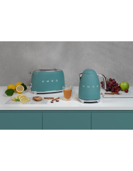 Smeg Tsf01Egmeu Toster 2 Kromki Szmaragd N Matowy