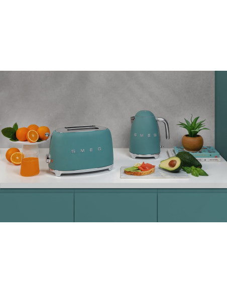 Smeg Tsf01Egmeu Toster 2 Kromki Szmaragd N Matowy
