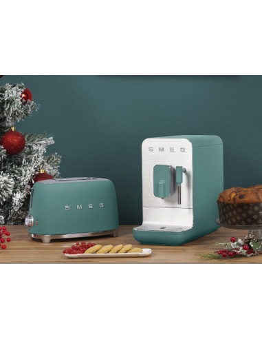 Smeg Tsf01Egmeu Toster 2 Kromki Szmaragd N Matowy