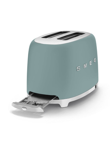 Smeg Tsf01Egmeu Toster 2 Kromki Szmaragd N Matowy
