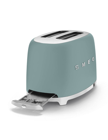 Smeg Tsf01Egmeu Toster 2 Kromki Szmaragd N Matowy