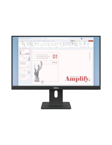 Lenovo Thinkvision E24-40 Monitor 23,8" Ips 16:9 100 Hz 4 Ms 1920X1080 250 Cd/M2 1 Hdmi Krucza Czerń Gwarancja 36 Miesięcy