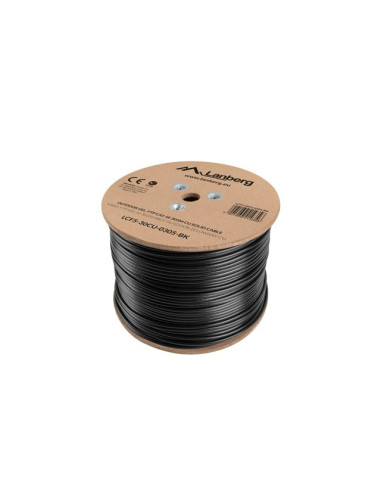 Lanberg Lcf5-30Cu-0305-Bk Kabel Sieciowy Czarny 305 M Cat5E F/Utp (Ftp)
