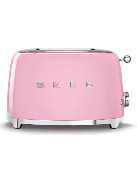 Toster Smeg (Tsf01Pkeu) Różowy