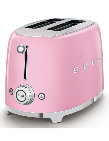 Toster Smeg (Tsf01Pkeu) Różowy