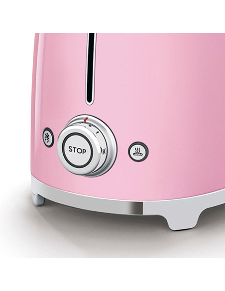 Toster Smeg (Tsf01Pkeu) Różowy