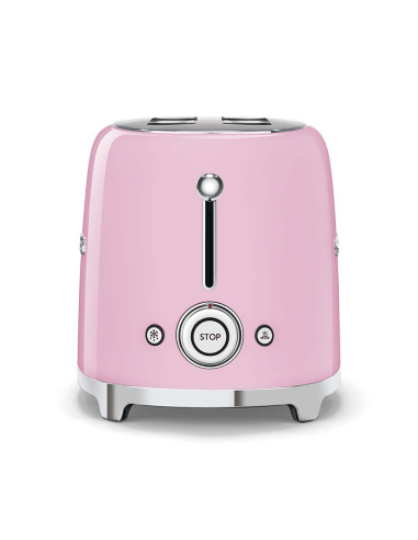Toster Smeg (Tsf01Pkeu) Różowy