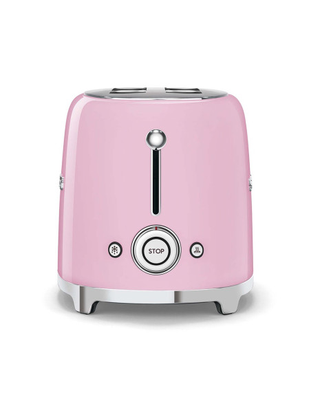 Toster Smeg (Tsf01Pkeu) Różowy