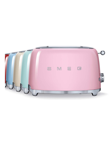 Toster Smeg (Tsf01Pkeu) Różowy