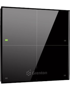 Panel Dotykowy Grenton / 4 Pola Dotykowe / Tf-Bus / Czarny Szklany Front