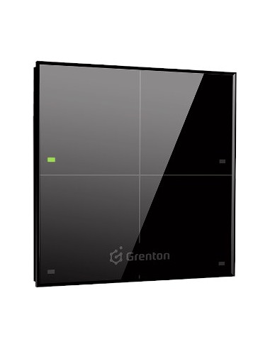 Panel Dotykowy Grenton / 4 Pola Dotykowe / Tf-Bus / Czarny Szklany Front