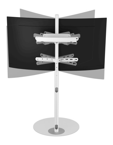 Techly Ica-Tr544 Uchwyt Do Telewizorów 165,1 Cm (65") Biały