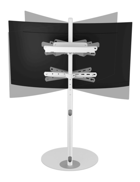 Techly Ica-Tr544 Uchwyt Do Telewizorów 165,1 Cm (65") Biały