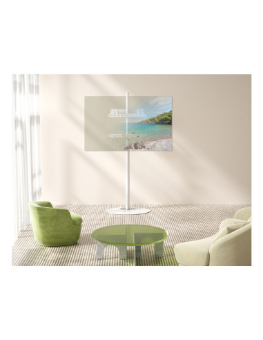 Techly Ica-Tr544 Uchwyt Do Telewizorów 165,1 Cm (65") Biały