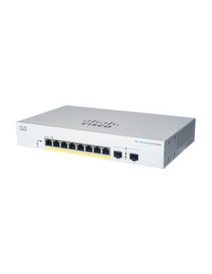 Cisco Cbs220-8P-E-2G-Eu Łącza Sieciowe Zarządzany L2 Gigabit Ethernet (10/100/1000) Obsługa Poe Biały