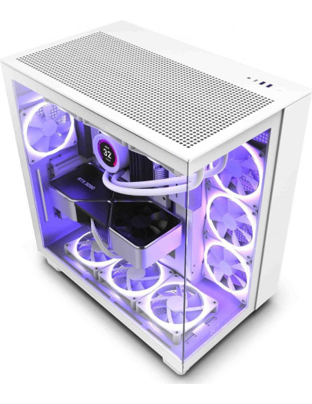 Obudowa Nzxt H9 Flow Midi Tower Biały