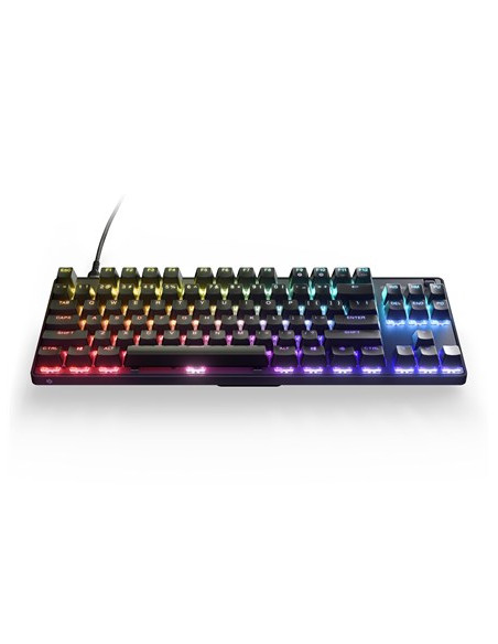 Steelseries Gaming Keyboard Apex 9 Tkl Gaming Keyboard Durable And Portable, The Detachable Usb-C Braided Cable Can Withstand Th