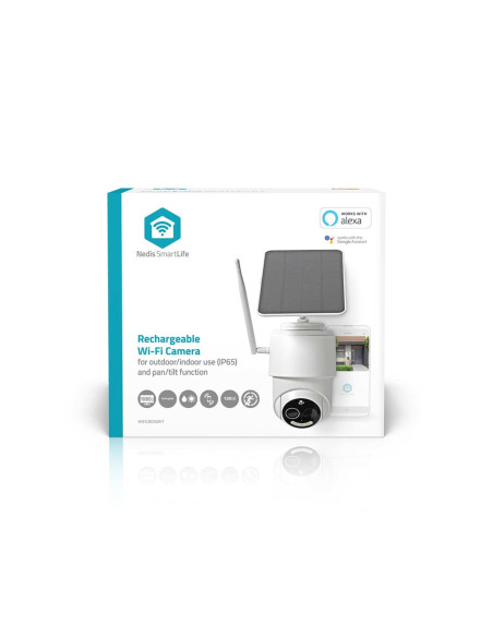 Zewnętrzna Kamera Wi-Fi Nedis Smartlife Full Hd 1080P Z Czujnikiem Ruchu I Noktowizją, Ip65, 5 V Dc