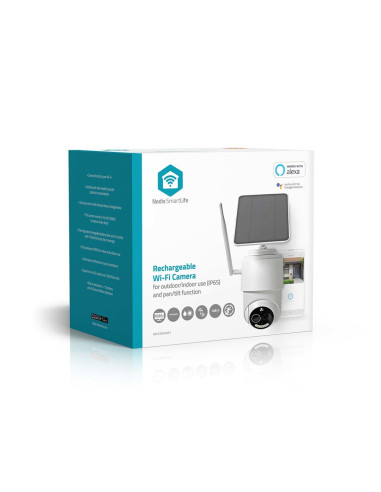 Zewnętrzna Kamera Wi-Fi Nedis Smartlife Full Hd 1080P Z Czujnikiem Ruchu I Noktowizją, Ip65, 5 V Dc