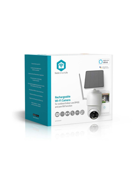 Zewnętrzna Kamera Wi-Fi Nedis Smartlife Full Hd 1080P Z Czujnikiem Ruchu I Noktowizją, Ip65, 5 V Dc