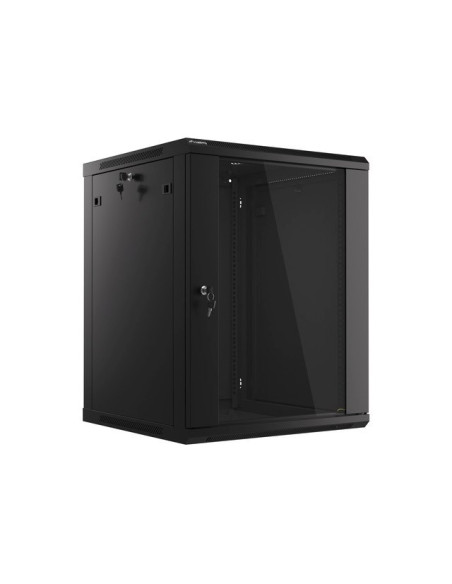 Lanberg Wf01-6615-10B Stojak 15U Szafa Wisząca Czarny