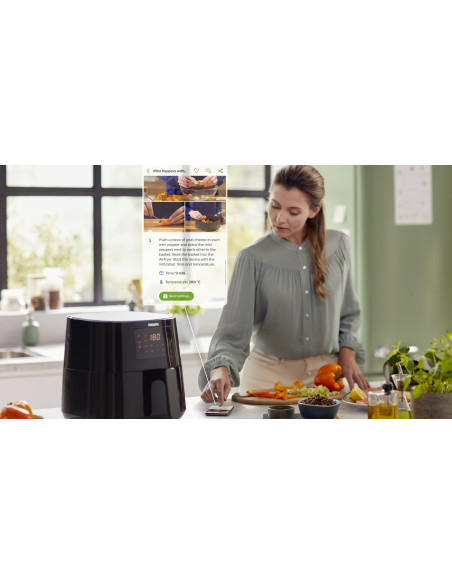 Frytownica Niskotłuszczowa Philips Hd9280/70 Ovi Xl Essential Connected