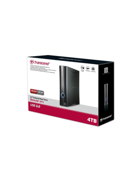 Zewnętrzny Dysk Twardy Transcend Storejet 4Tb Usb 3.1 Ts4Tsj35T3