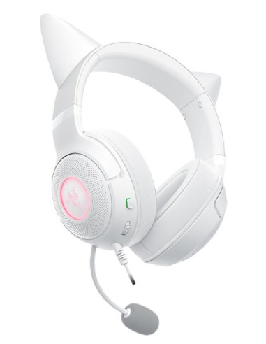Zestaw Słuchawkowy Razer Kraken Kitty V2 Przewodowe Nauszne Z Mikrofonem I Redukcją Szumów Biały