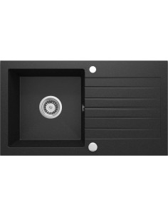 Zlewozmywak Granitowy 1-Komorowy Z Ociekaczem