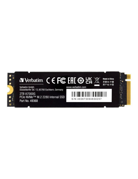Verbatim Vi7000G 2 Tb M.2 Pci Express 4.0 Nvme