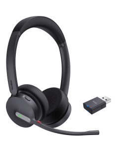 Yealink Wh64 Hybrid Dual Teams Zestaw Słuchawkowy Bezprzewodowy Opaska Na Głowę Biuro/Centrum Telefoniczne Micro-Usb Bluetooth C 2