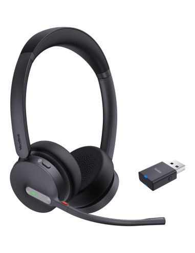 Yealink Wh64 Hybrid Dual Teams Zestaw Słuchawkowy Bezprzewodowy Opaska Na Głowę Biuro/Centrum Telefoniczne Micro-Usb Bluetooth C