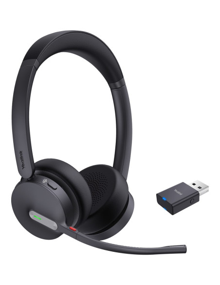Yealink Wh64 Hybrid Dual Teams Zestaw Słuchawkowy Bezprzewodowy Opaska Na Głowę Biuro/Centrum Telefoniczne Micro-Usb Bluetooth C