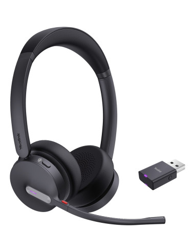 Yealink Wh64 Hybrid Dual Teams Zestaw Słuchawkowy Bezprzewodowy Opaska Na Głowę Biuro/Centrum Telefoniczne Micro-Usb Bluetooth C