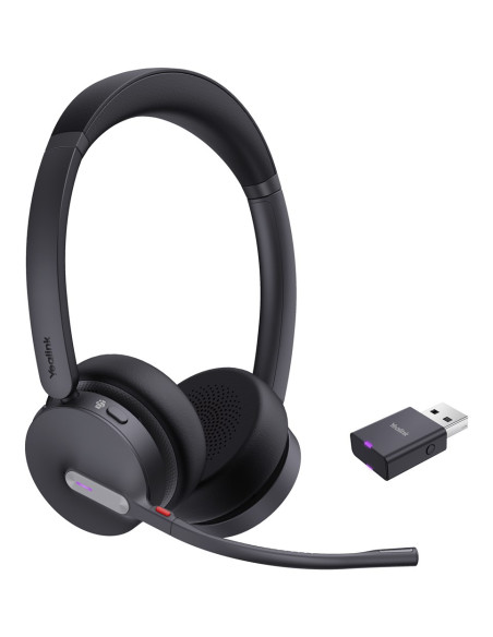 Yealink Wh64 Hybrid Dual Teams Zestaw Słuchawkowy Bezprzewodowy Opaska Na Głowę Biuro/Centrum Telefoniczne Micro-Usb Bluetooth C