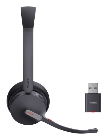 Yealink Wh64 Hybrid Dual Teams Zestaw Słuchawkowy Bezprzewodowy Opaska Na Głowę Biuro/Centrum Telefoniczne Micro-Usb Bluetooth C