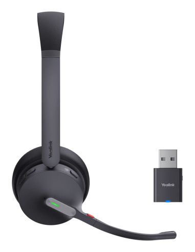 Yealink Wh64 Hybrid Dual Teams Zestaw Słuchawkowy Bezprzewodowy Opaska Na Głowę Biuro/Centrum Telefoniczne Micro-Usb Bluetooth C