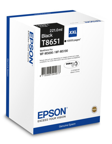 Tusze Do Drukarek Epson C13T865140 Black Hc