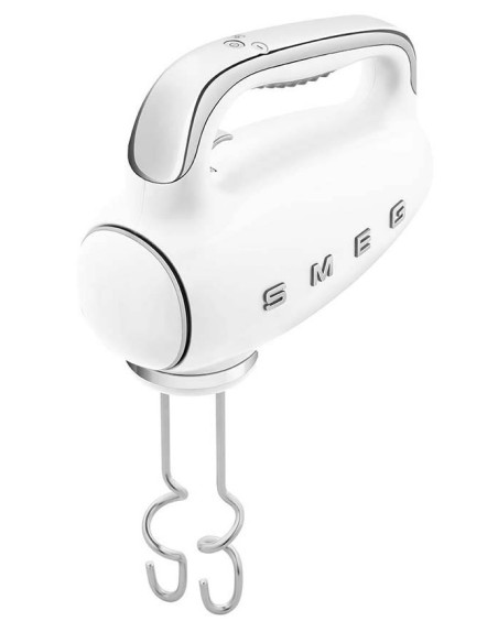 Mikser Ręczny Smeg Hmf01Wheu W Kremie W Stylu Retro Z Lat 50.