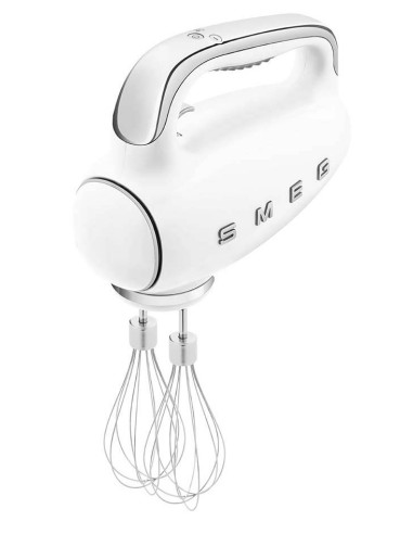 Mikser Ręczny Smeg Hmf01Wheu W Kremie W Stylu Retro Z Lat 50.