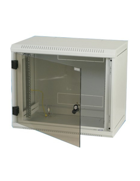 Triton Delta B4S 19" Rack Wall-Mount 6U/400 Glass Door Szafa Wisząca Szary